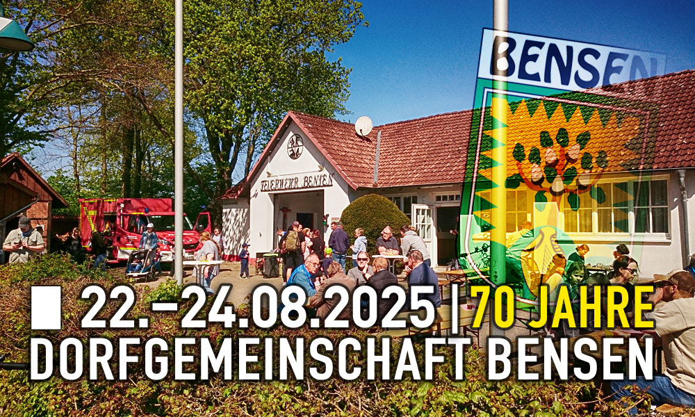 Du betrachtest gerade 🌳🏘️ 70 Jahre Dorfgemeinschaft Bensen