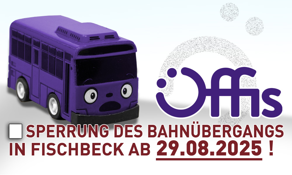 Du betrachtest gerade 🚌  Sperrung des Bahnübergangs in Fischbeck ab 29.08.2025
