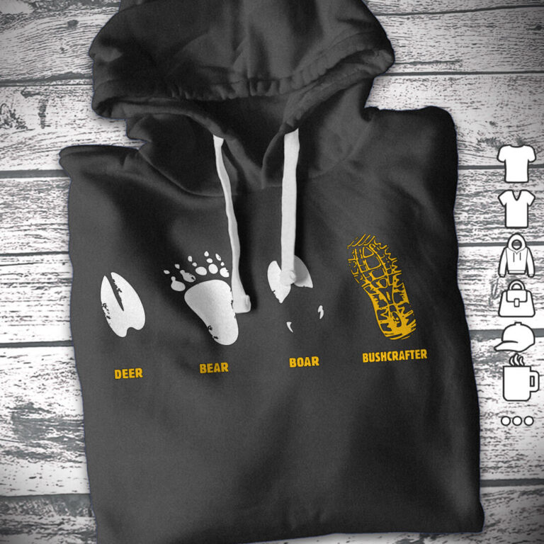 shop-tipp-hoodie-deer,beer,boar, bushcrafter