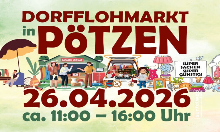 Mehr über den Artikel erfahren 🛍️🏘️ Dorfflohmarkt 2026 in Pötzen
