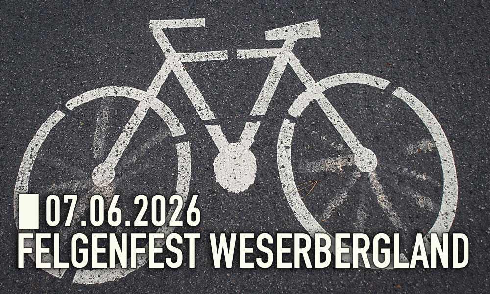 Du betrachtest gerade 🚴‍♀️ Felgenfest 2026 im Wesertal